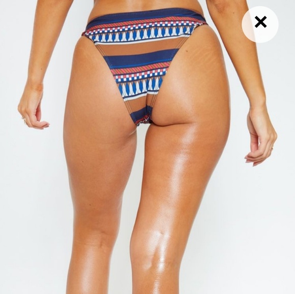 Geo Print Bikini Set - Picture 3 of 5